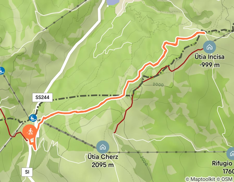 Karte der Tour