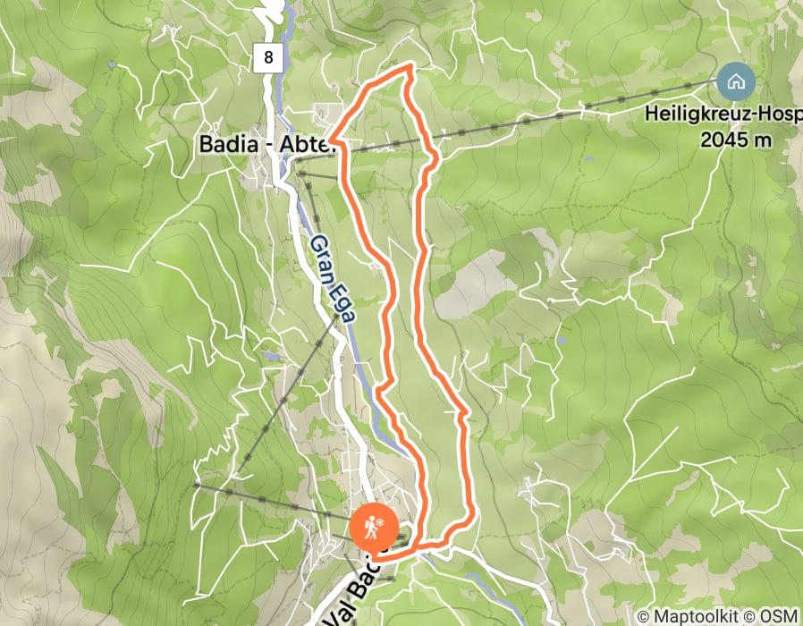 Karte der Tour