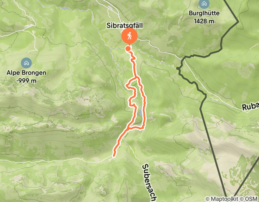 Karte der Tour