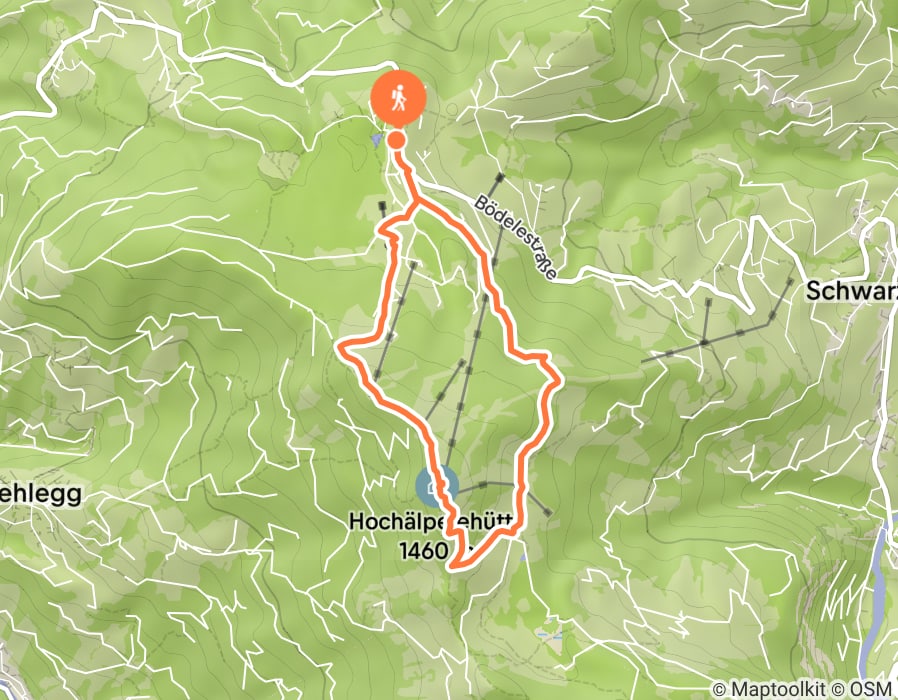 Karte der Tour