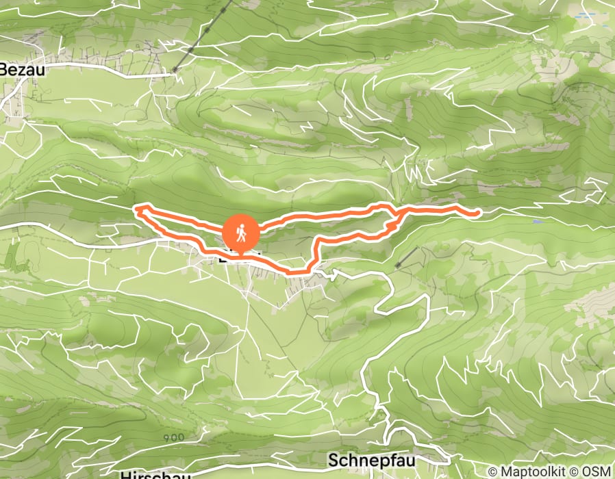 Karte der Tour