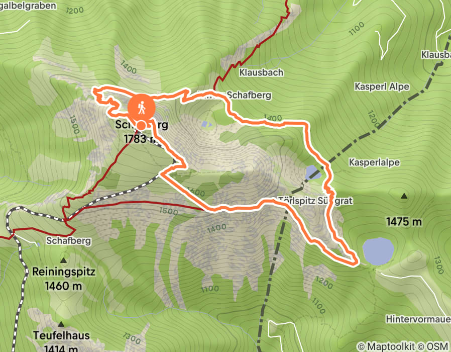 Karte der Tour