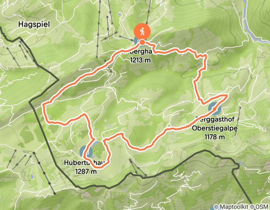 Karte der Tour