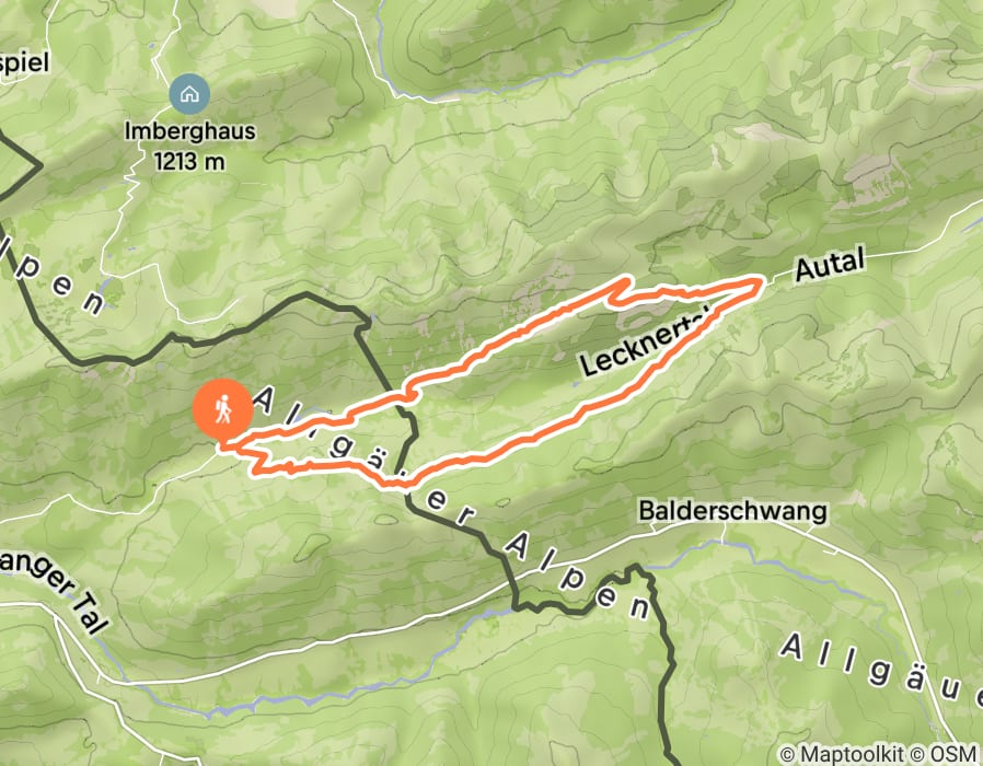 Karte der Tour