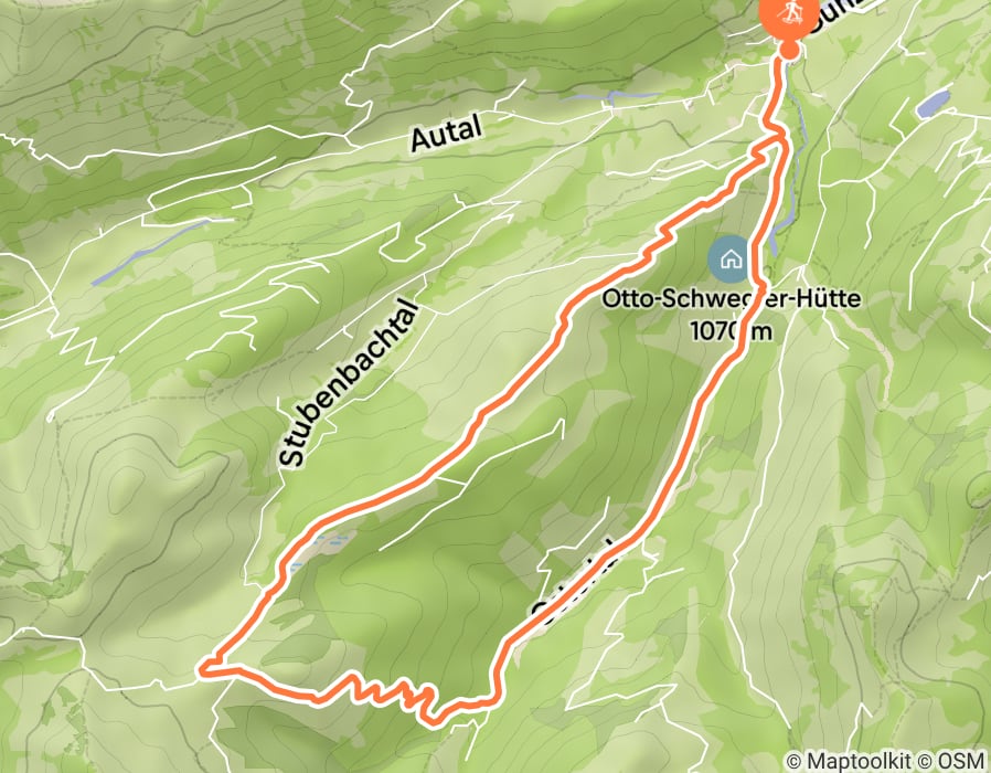 Karte der Tour
