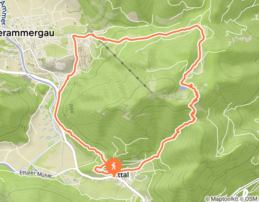 Karte der Tour