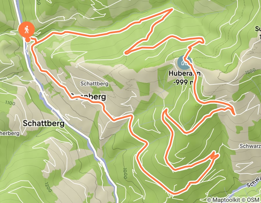 Karte der Tour