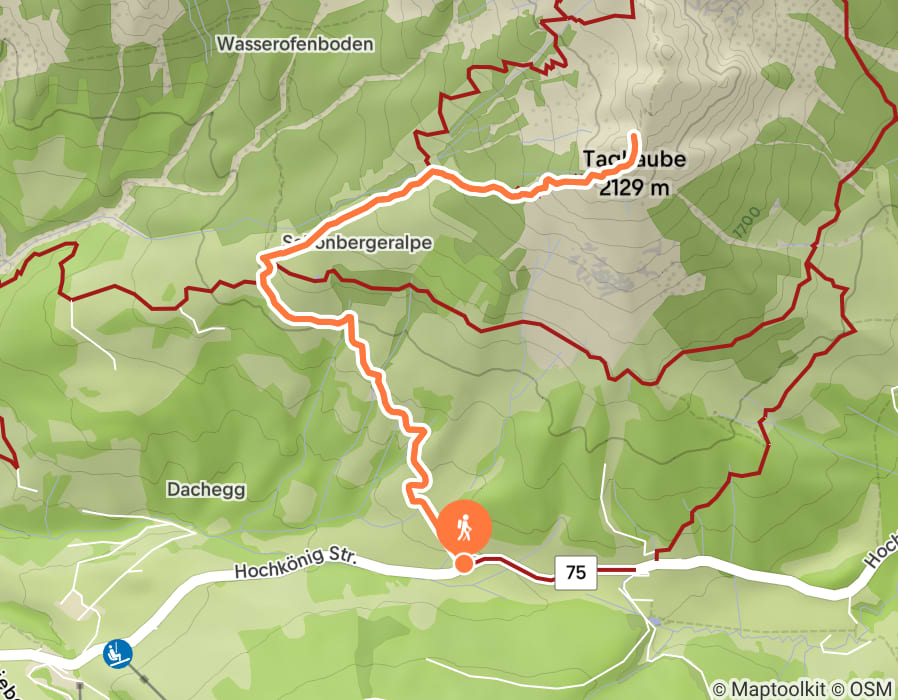Karte der Tour