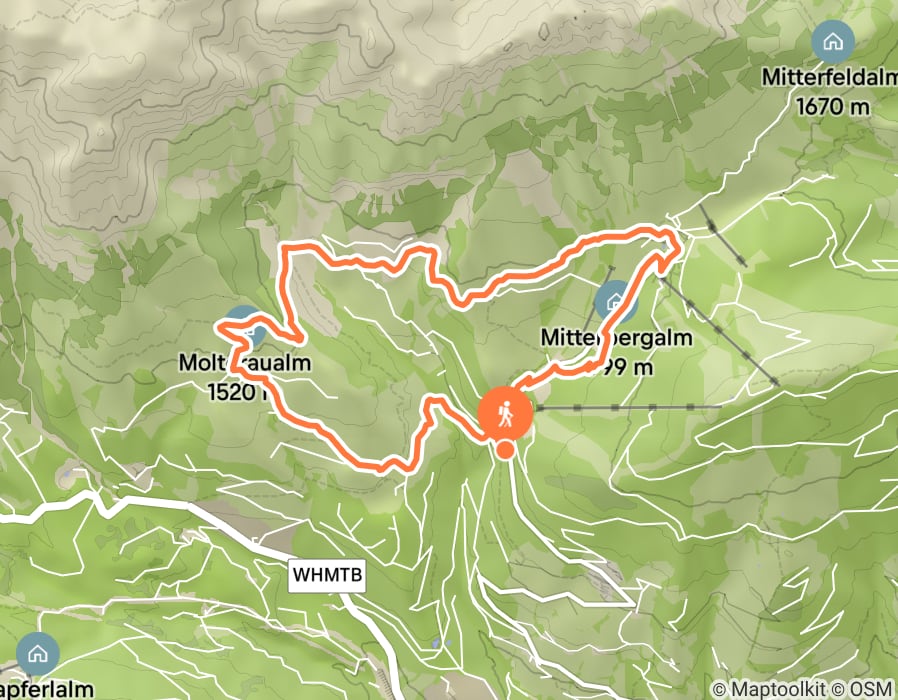 Karte der Tour