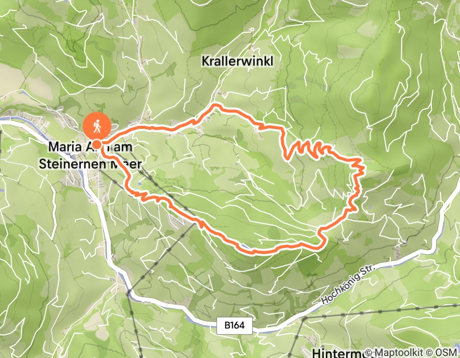 Karte der Tour