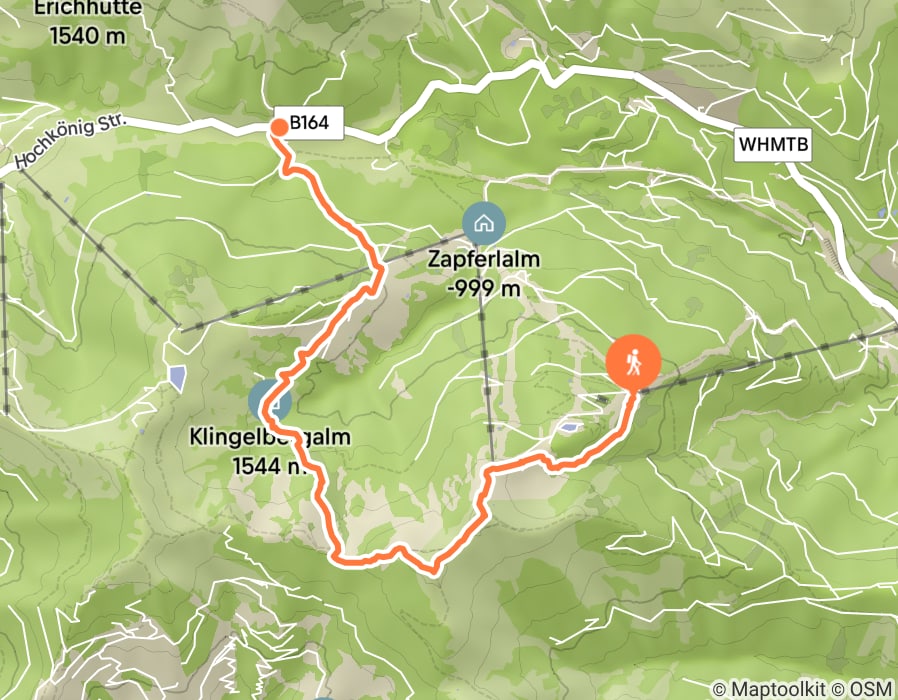 Karte der Tour