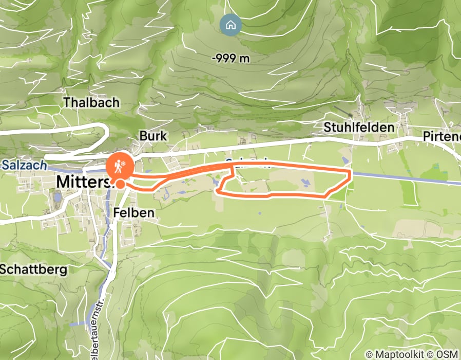Karte der Tour