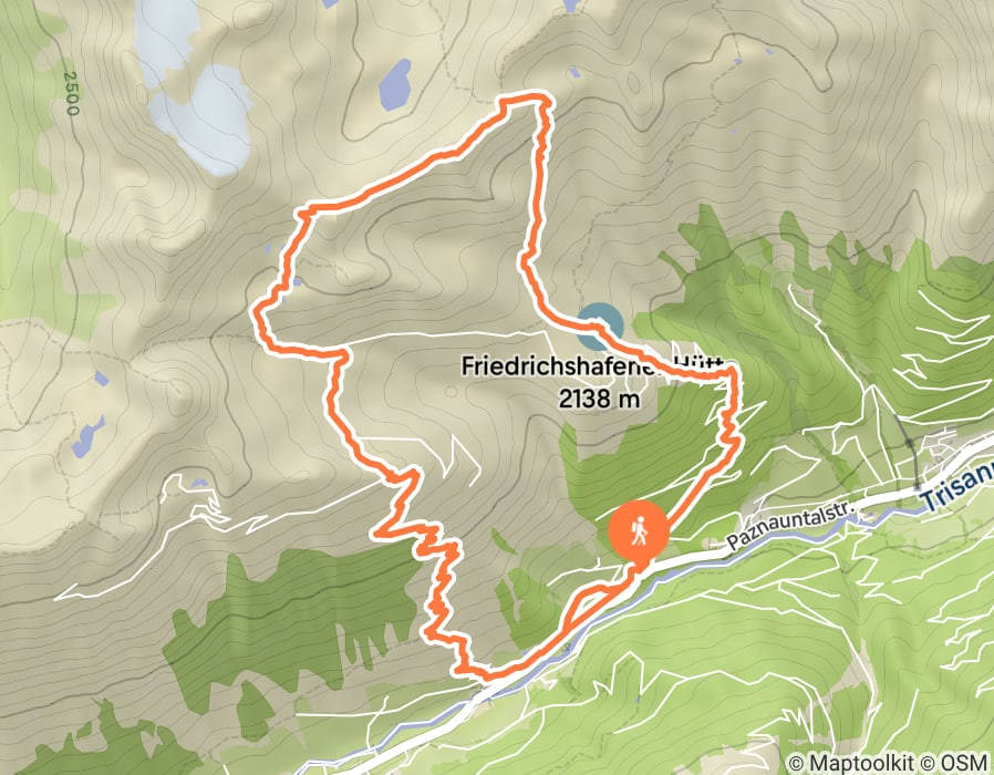 Karte der Tour