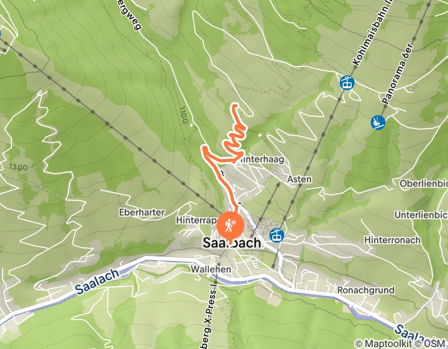 Karte der Tour