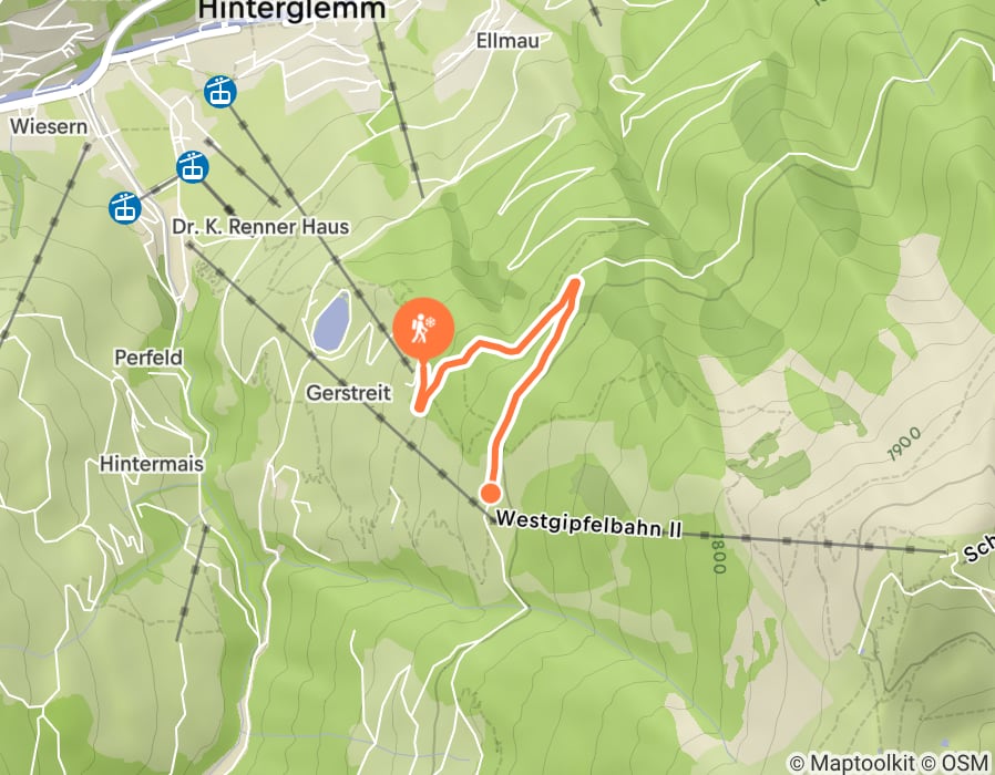 Karte der Tour