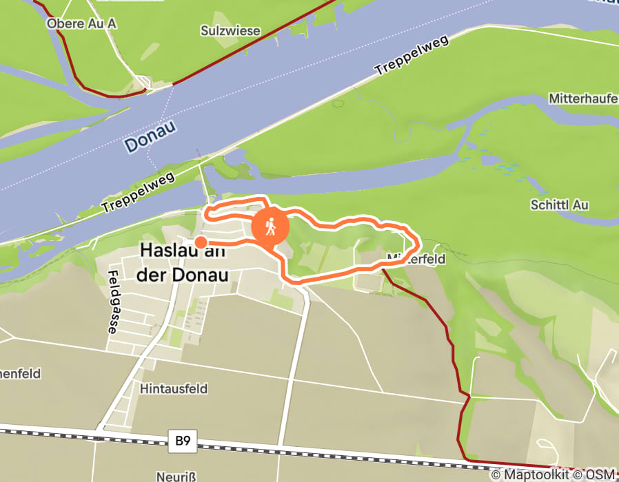 Karte der Tour