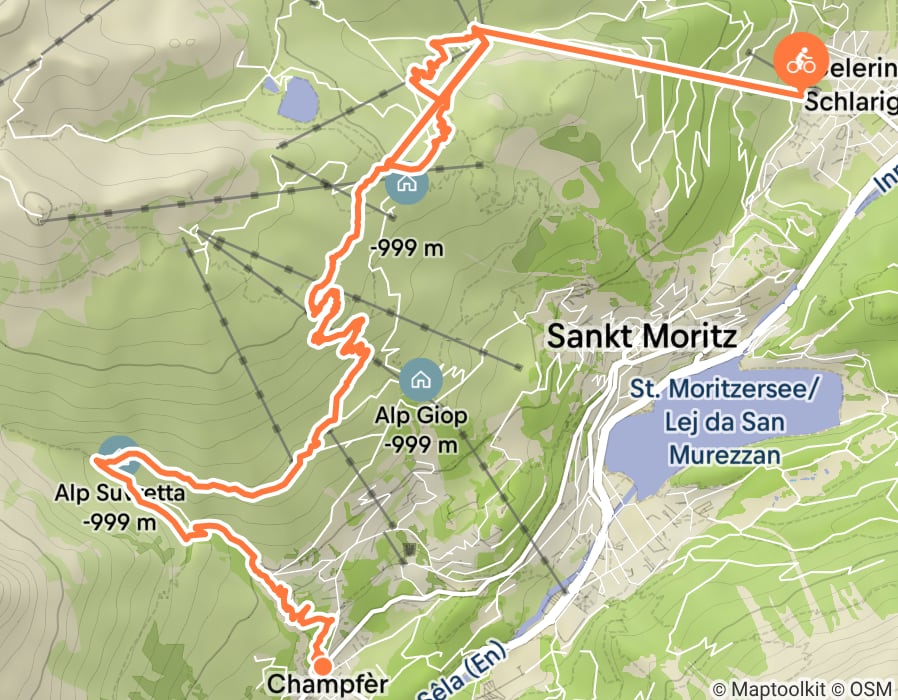 Karte der Tour