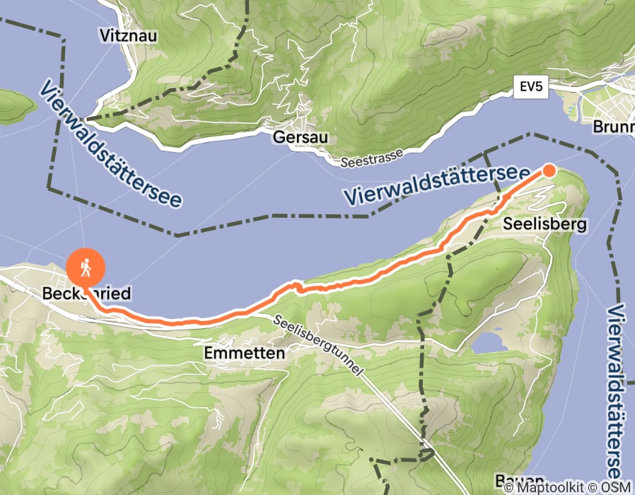 Karte der Tour