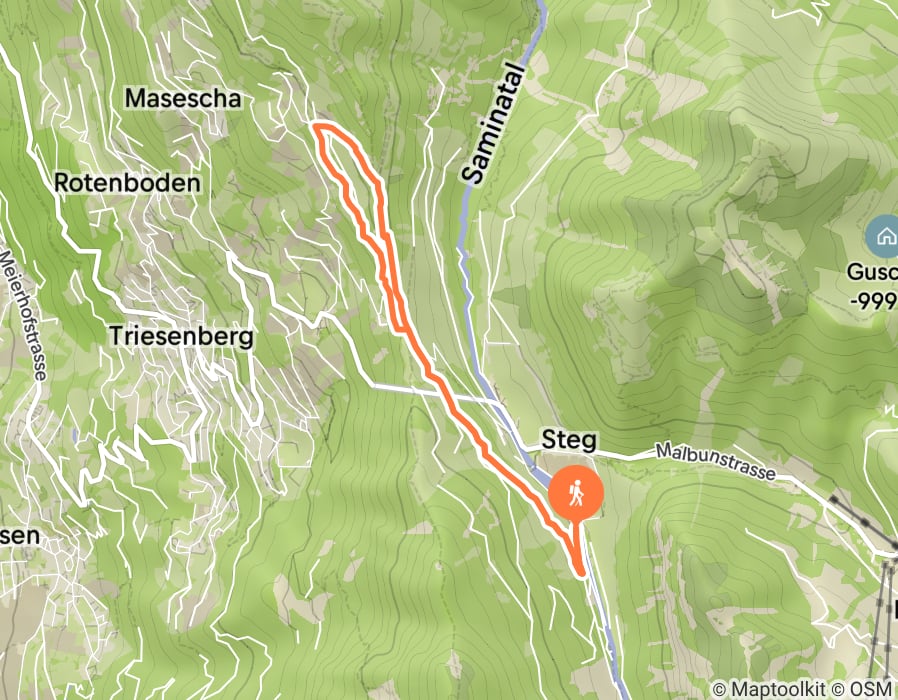 Karte der Tour