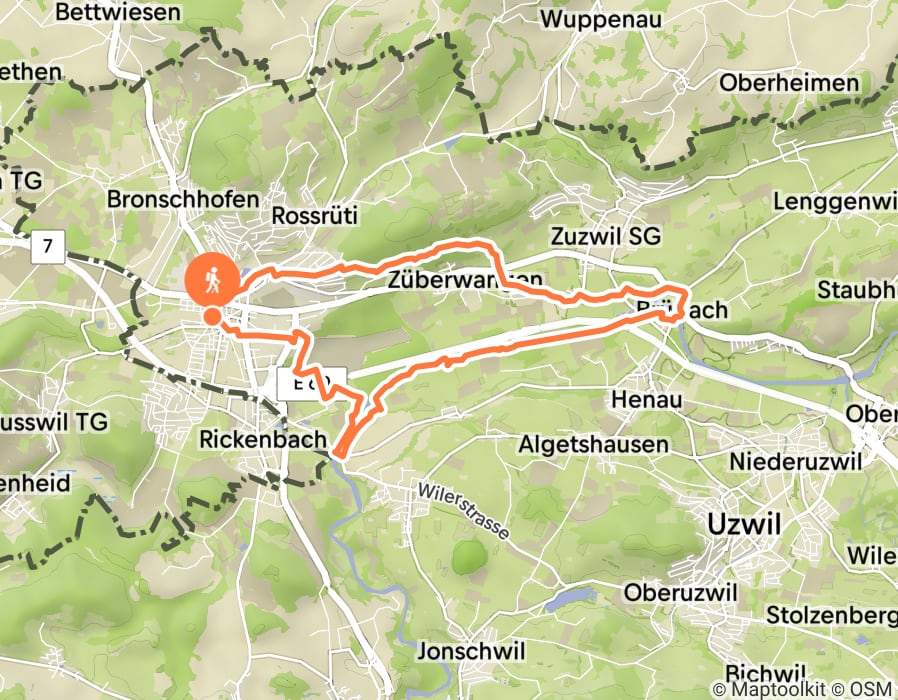 Karte der Tour
