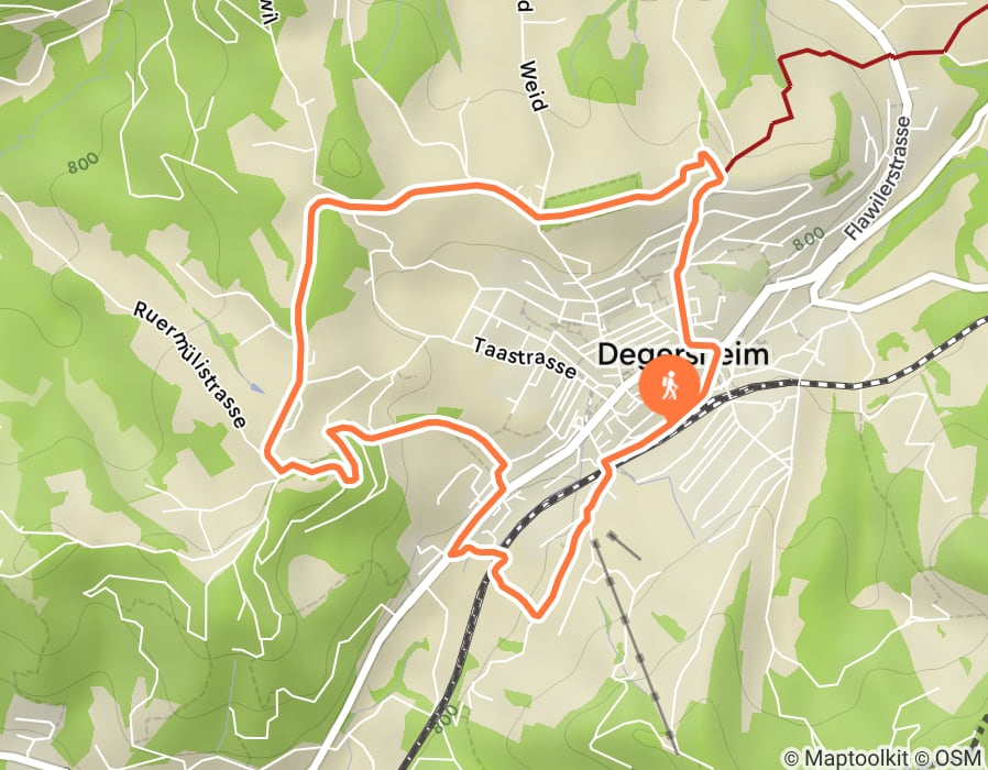 Karte der Tour