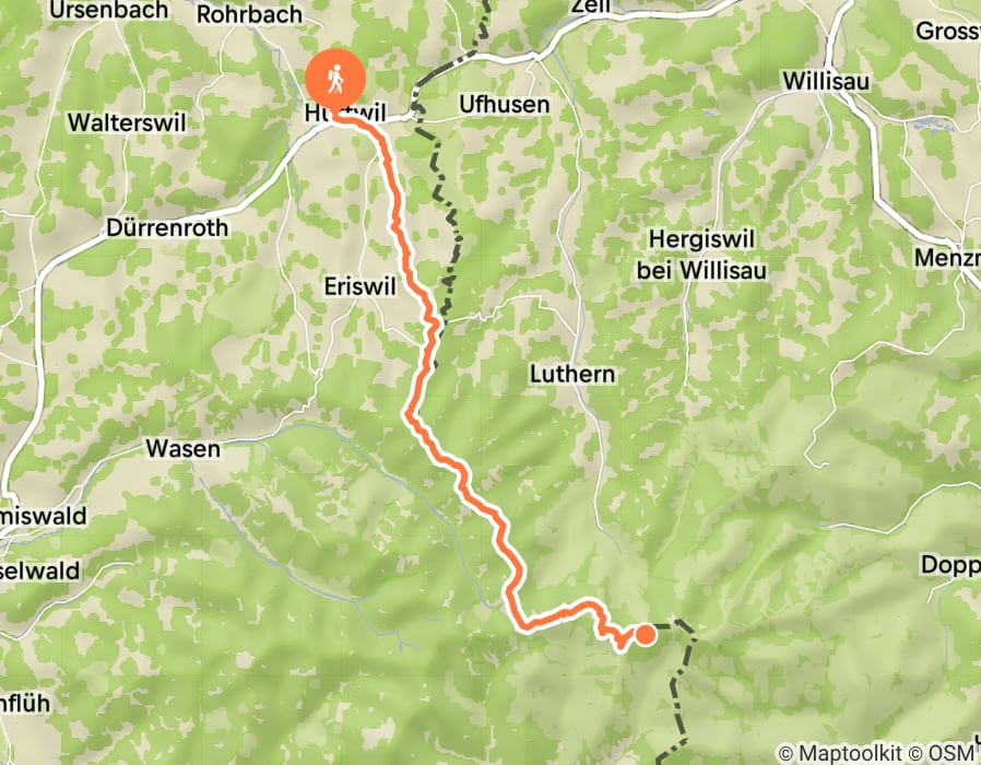 Karte der Tour