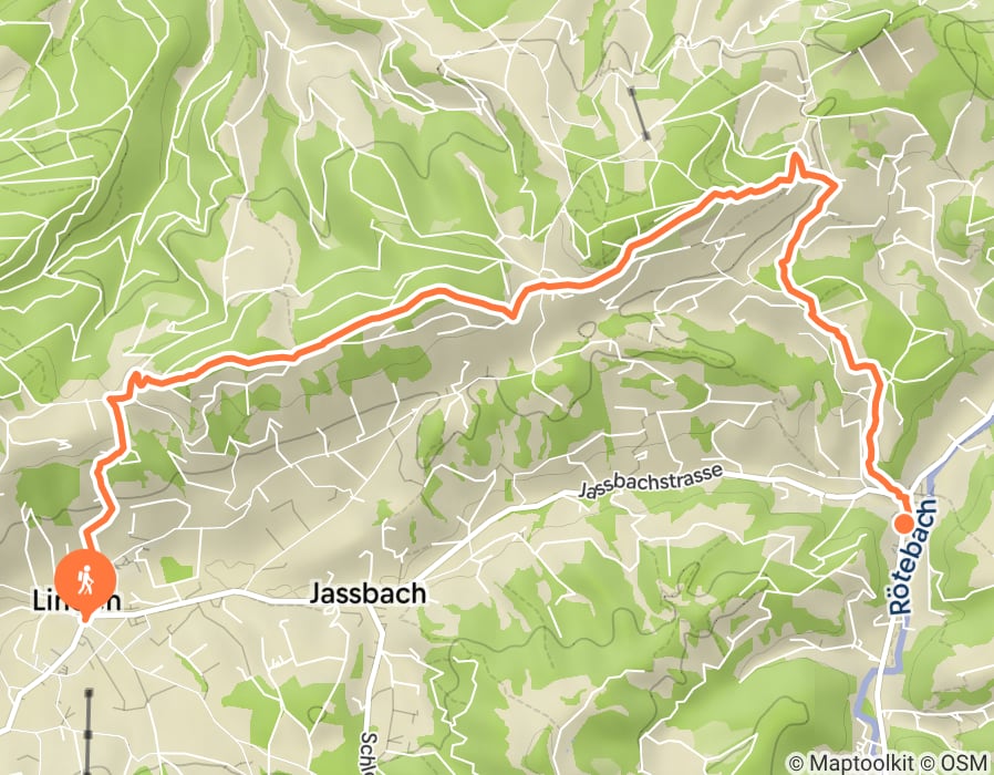 Karte der Tour