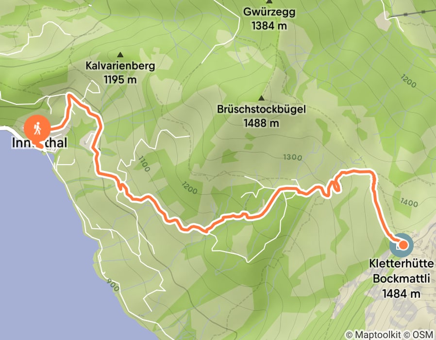 Karte der Tour