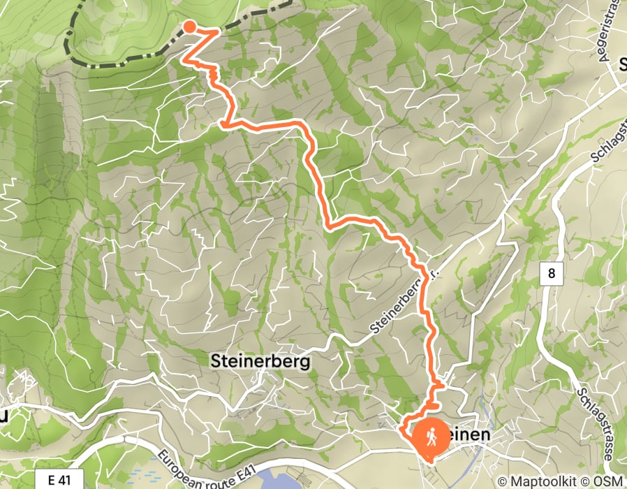 Karte der Tour