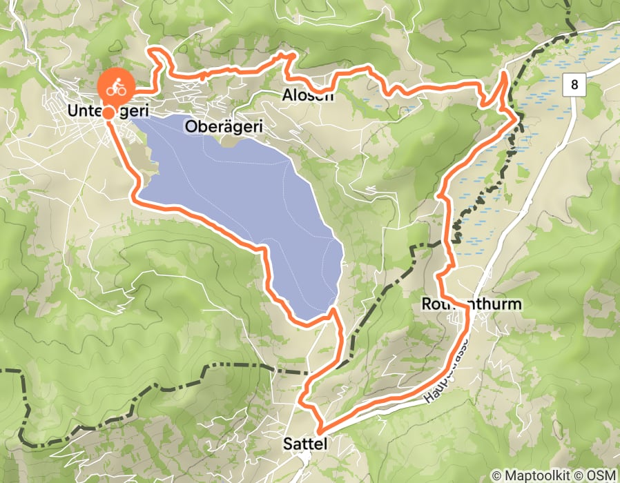 Karte der Tour