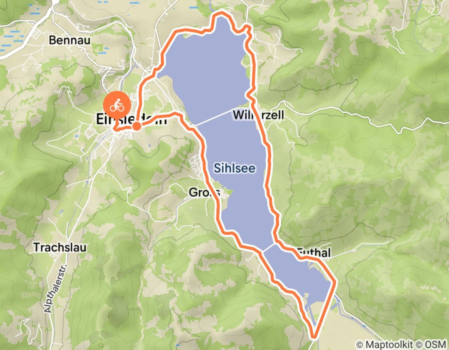 Karte der Tour