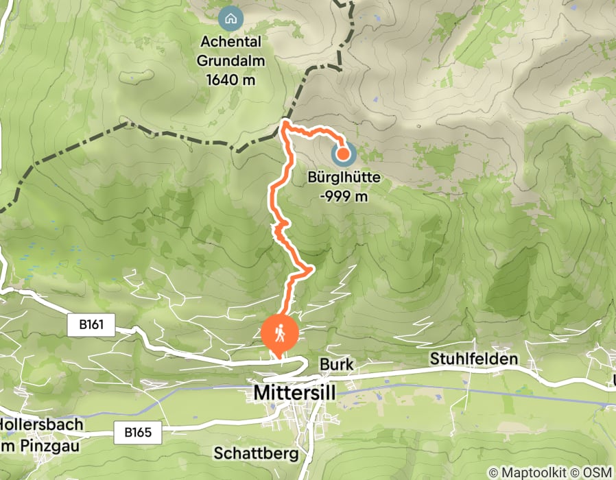 Karte der Tour