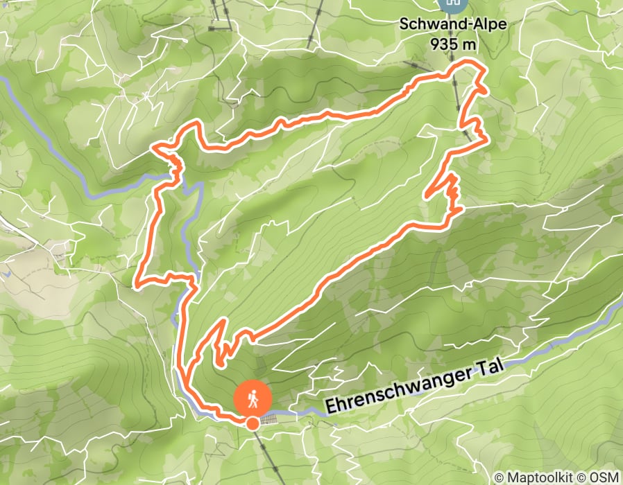 Karte der Tour