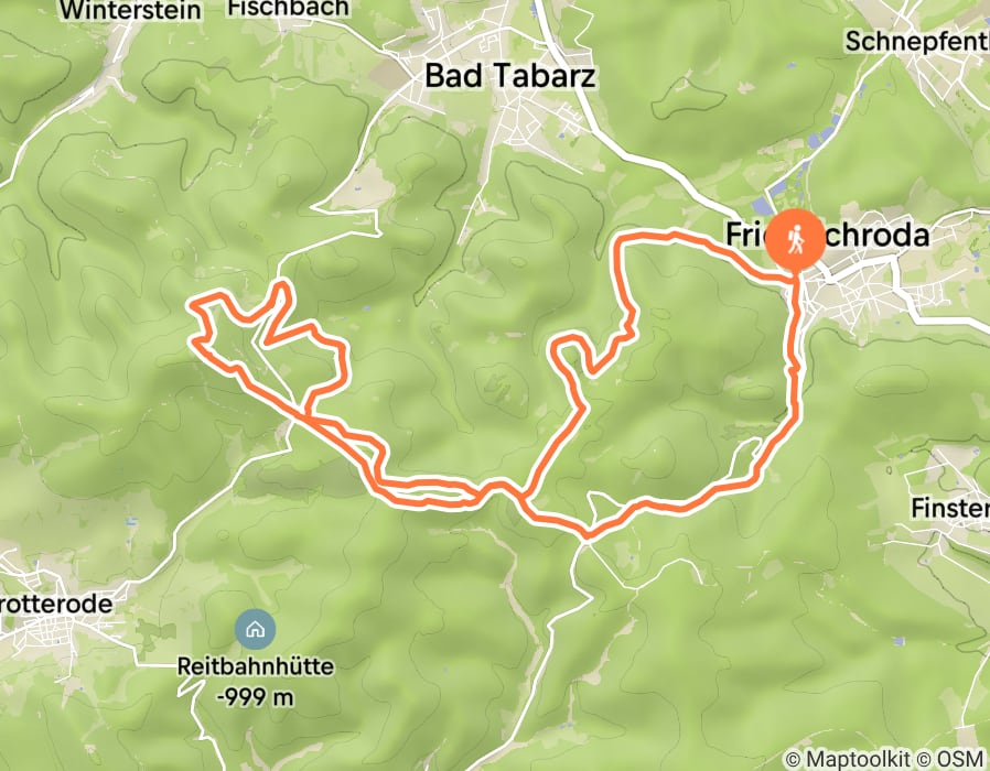 Karte der Tour