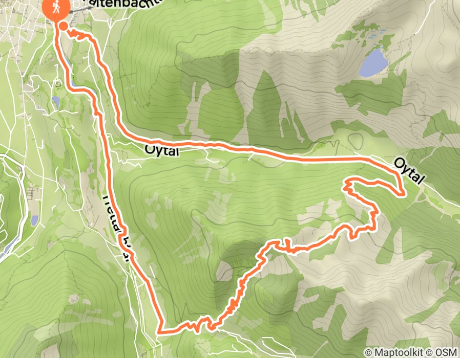 Karte der Tour