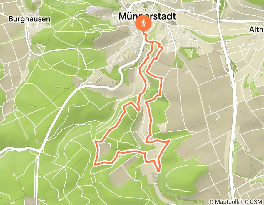 Karte der Tour