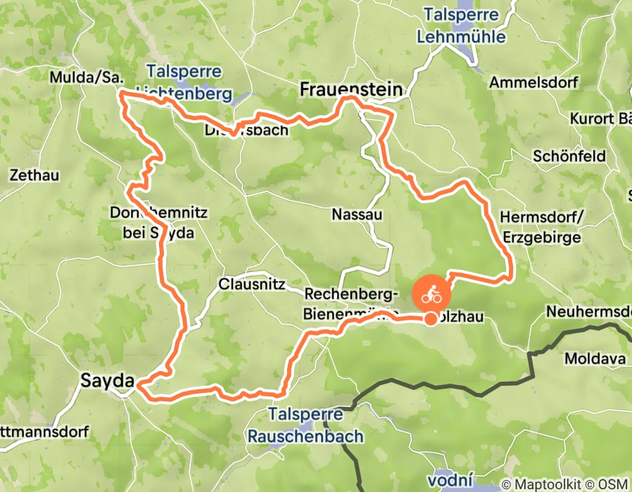 Karte der Tour