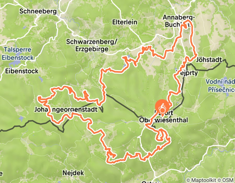 Karte der Tour