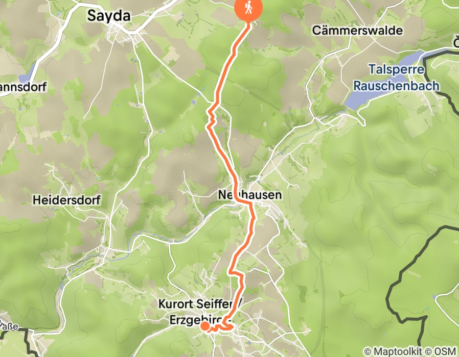 Karte der Tour