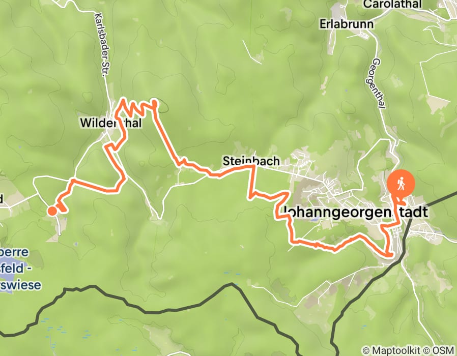 Karte der Tour