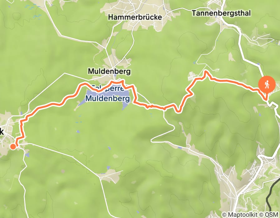 Karte der Tour