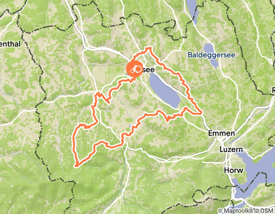 Karte der Tour