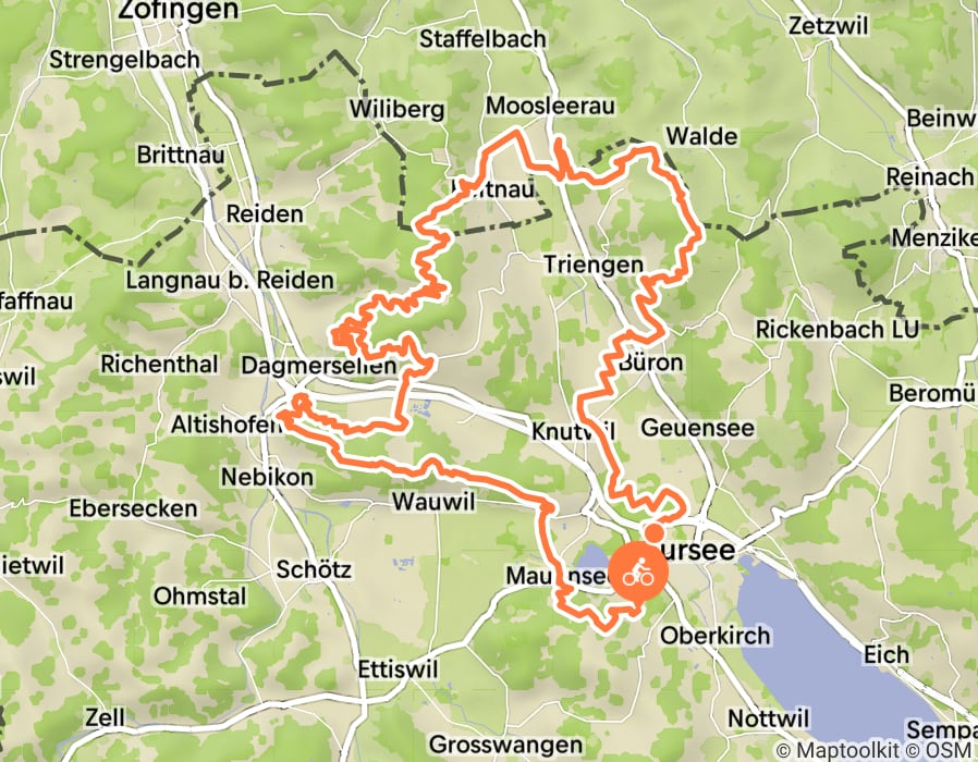 Karte der Tour