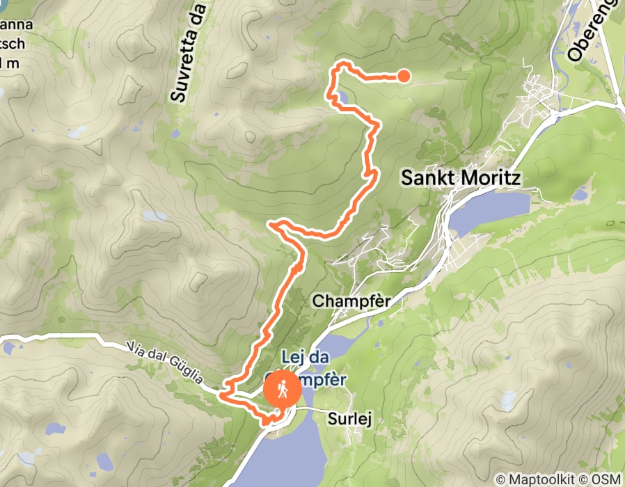 Karte der Tour