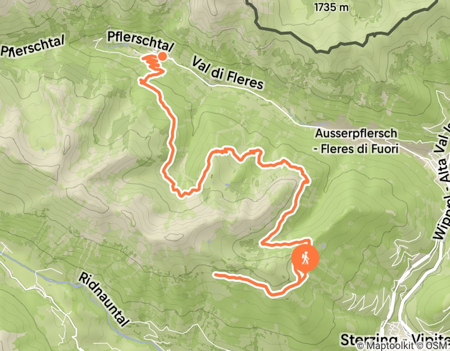 Karte der Tour