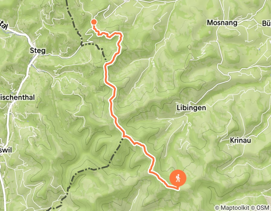 Karte der Tour