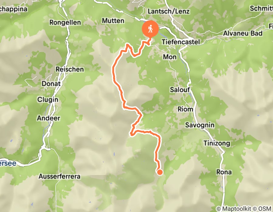 Karte der Tour