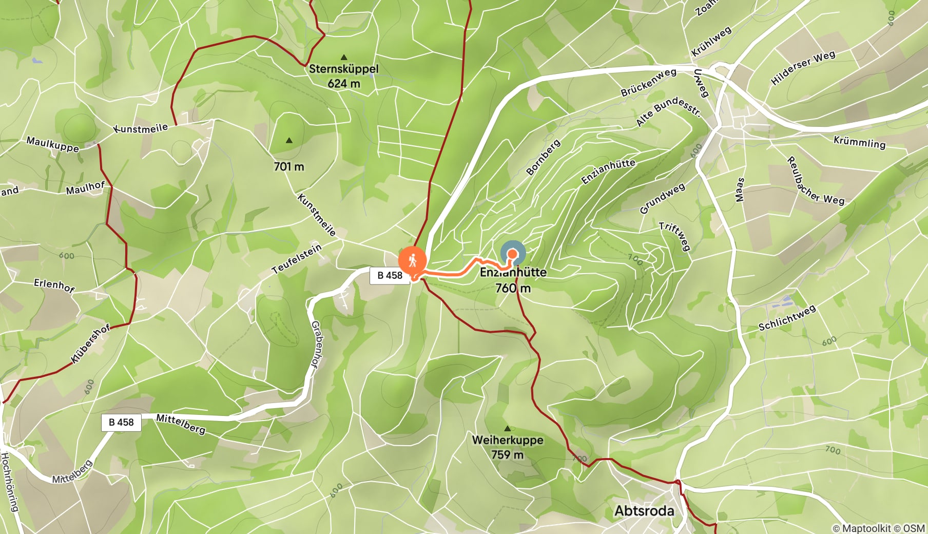 Wandern: Wanderung zur Enzianhütte in der Rhön vom Grabenhöfchen - 0:20 ...