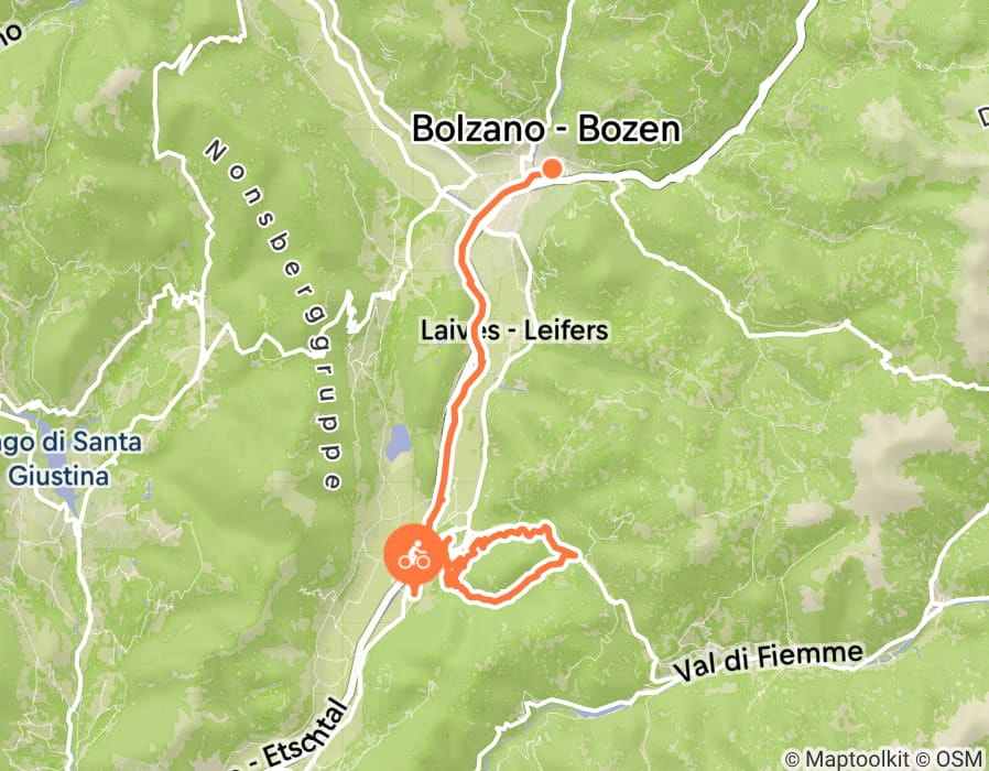 Karte der Tour