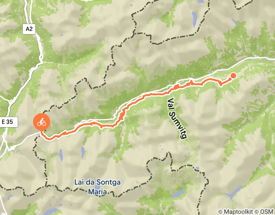 Karte der Tour